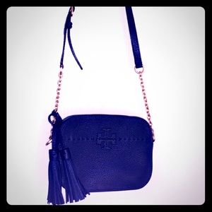 Tory Burch leather camera crossbody purse